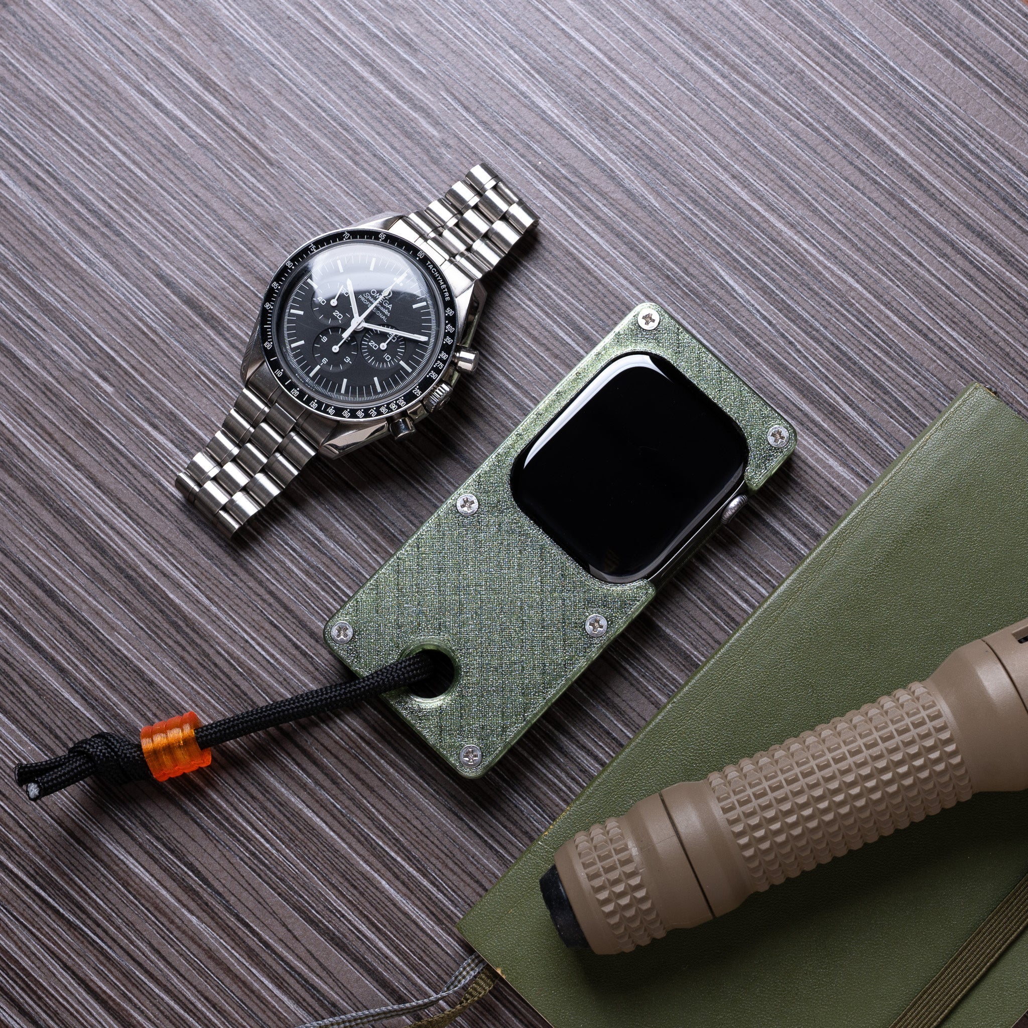 miniphone standard (mps) case for Apple Watch series 10/11 - olive green